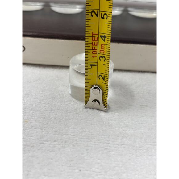 36 Vintage Mid Century Modern MCM Acrylic Lucite Dinner Name Place Card Holders - Picture 15 of 15